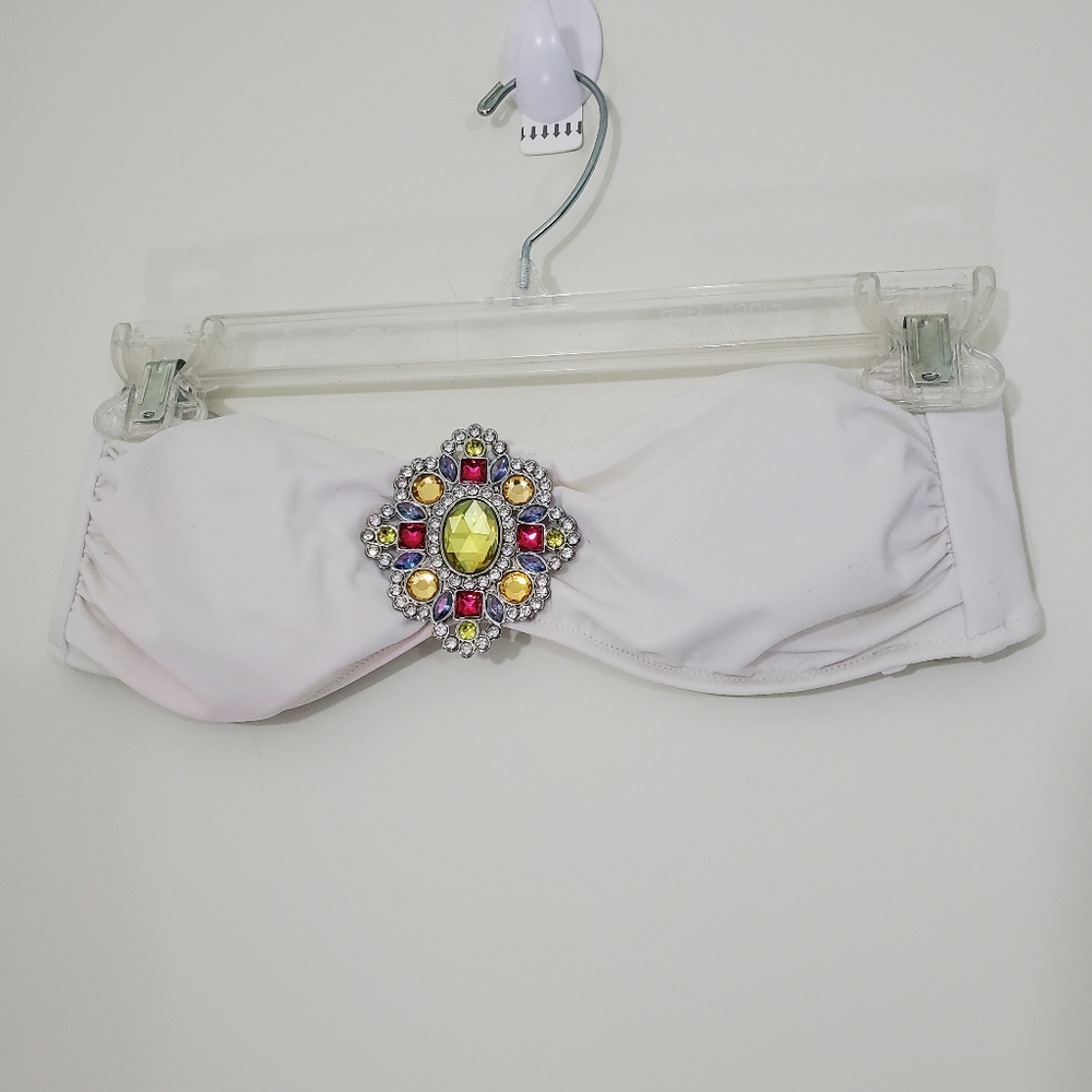 Victoria's Secret Bikini Top with embellishments, Size Small
